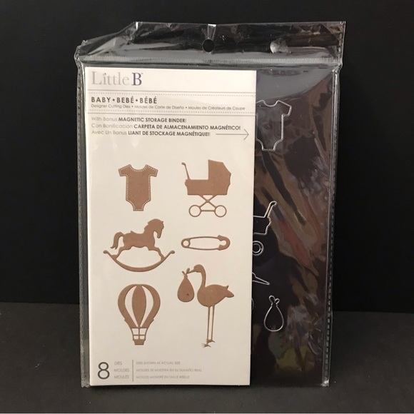 Little B 8 pcs baby cutting die with magnetic storage binder - Picture 4 of 6